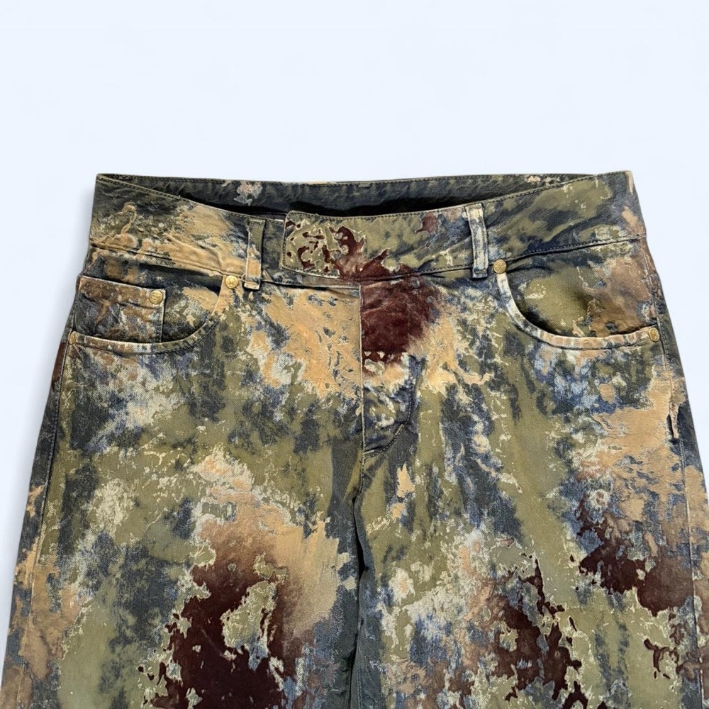 Rare Vintage Jean Paul Gaultier JPG Camo Jeans - Picture 3 of 7